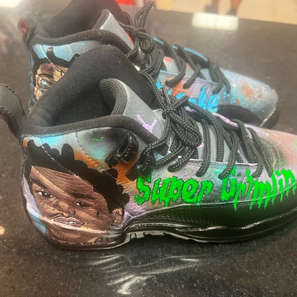 Kodak black custom Sz 4.5 air Jordan retro 12 - Picture 2 of 9